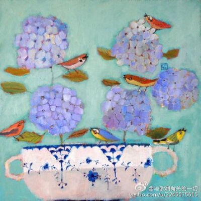 像花一样绽放——来自英国艺术家Vanessa Cooper作品