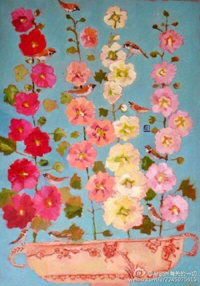 像花一样绽放——来自英国艺术家Vanessa Cooper作品