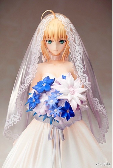 aniplex 婚纱saber，吾王美如画 美哭了