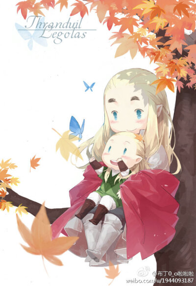 瑟兰迪尔 莱戈拉斯 Thranduil Legolas @布丁_我想换个昵称