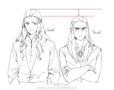 葛罗芬戴尔 瑟兰迪尔 Glorfindel Thranduil @布丁_我想换个昵称