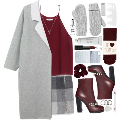 A fashion look from February 2015 featuring Monki, Tommy Hilfiger and red tights. Browse and shop related looks.