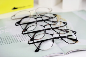 Sue-San home 眼镜  圆形眼镜 复古 文艺细框金属框架眼镜 平光镜