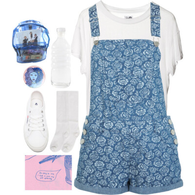 A fashion look from February 2015 featuring Miss Selfridge, Superga and clear bags. Browse and shop related looks.