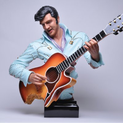 摇滚Rock &amp;amp; Roll: Elvis Presley 猫王 摇滚吉他树脂人物