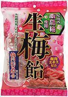  日本进口零食品 理本梅子糖 生梅糖 梅肉50% 纪州南高梅