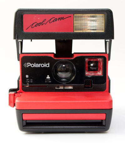 宝丽来polaroid拍立得一次成像COOLCAM红色600相机二段对焦！