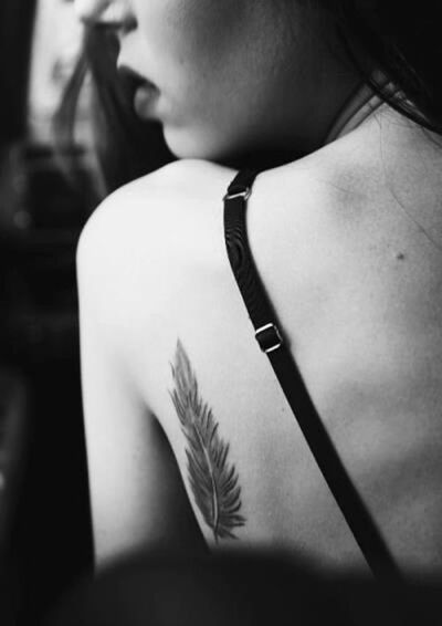 feather tattoo