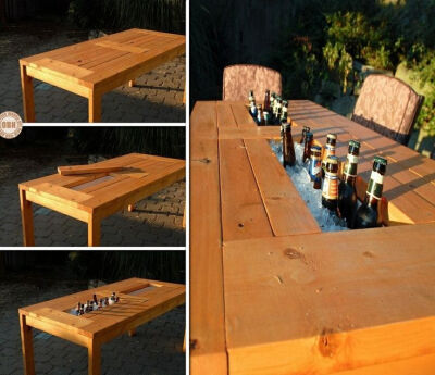 Here’s a great project for those of you who love to entertain! Learn how to make this DIY patio table with built-in coolers by viewing the full album including a link to instructions on our site at …