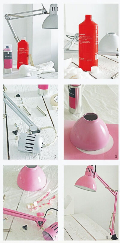 #DIY Painting a lamp -#101woonideeen.nl - Dutch interior and crafts magazine