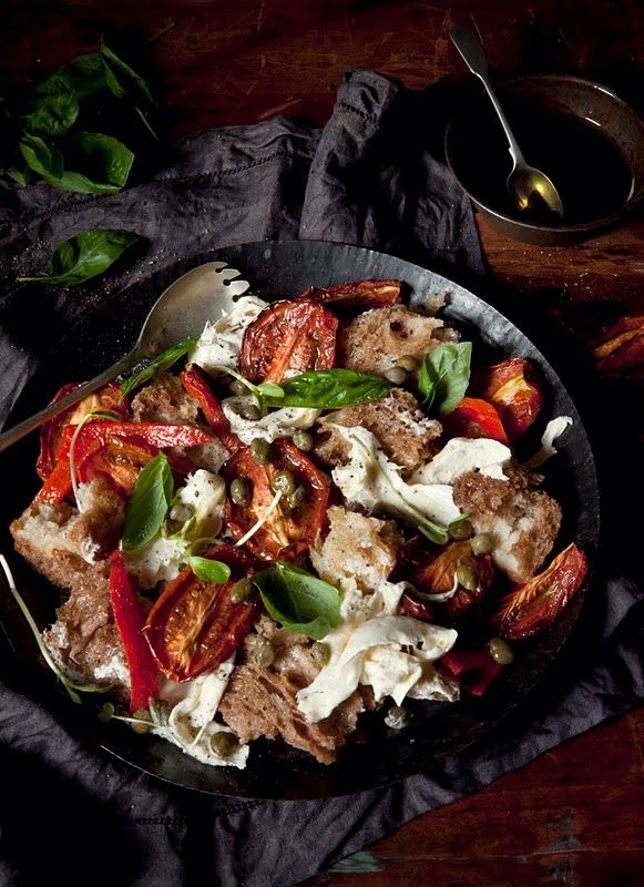 panzanella/caprese salad.