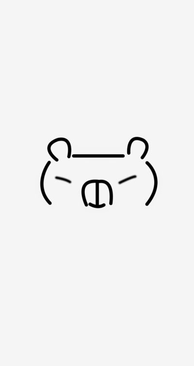 Teddy bear smileys cartoon. :) Check out more of this cute smileys wallpapers for iPhone! - @mobile9