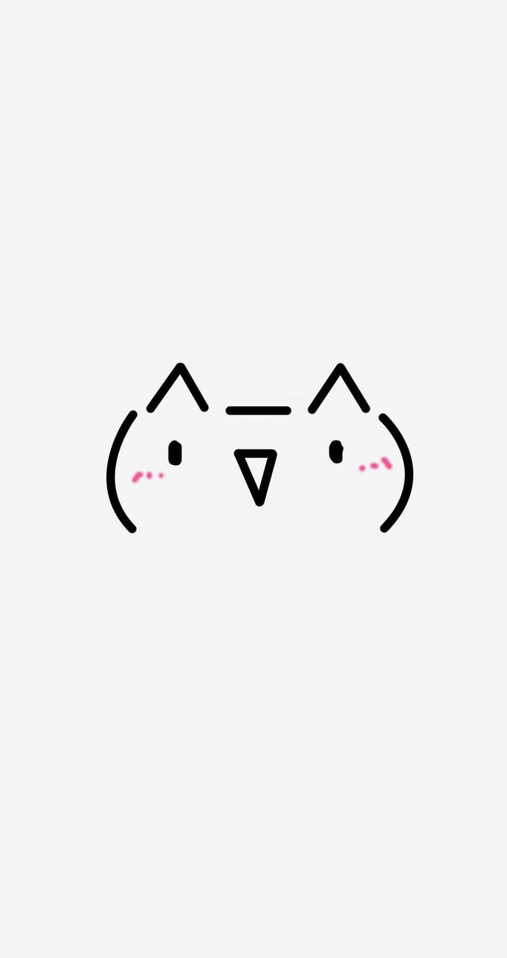 Cat smileys cartoon. :&amp;gt; There are more of this cute smileys wallpapers for iPhone! Just tap image for more - @mobile9