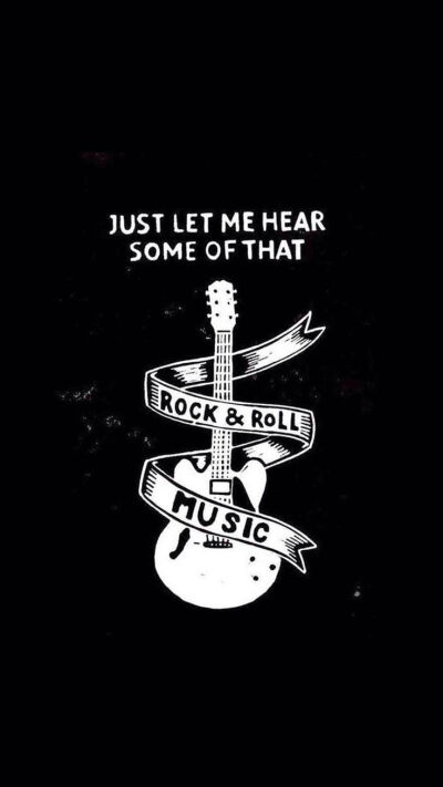 Tap image for more iPhone background! Guitar - @mobile9 | Wallpapers for iPhone 5/5S, iPhone 6 &amp;amp; 6 Plus #typography #wallpaper #music #quote