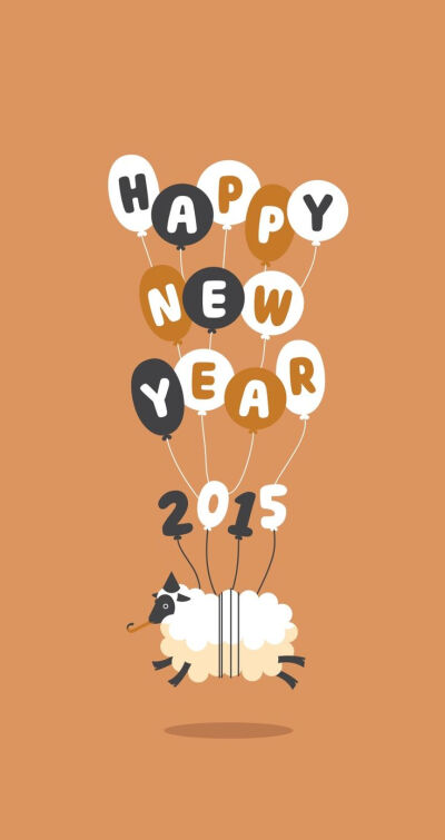 Tap image for more New Year 2015 iPhone 6 wallpapers! Happy new year 2015 - @mobile9 | #iphone #calendar