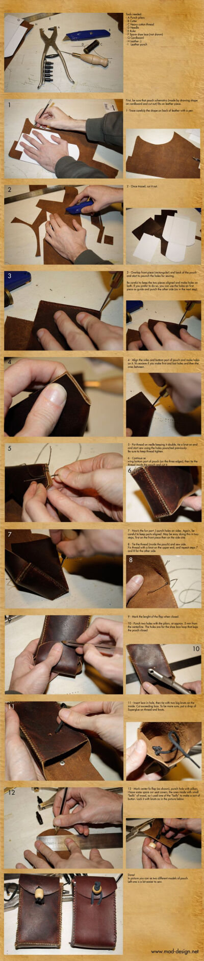 sewing leather