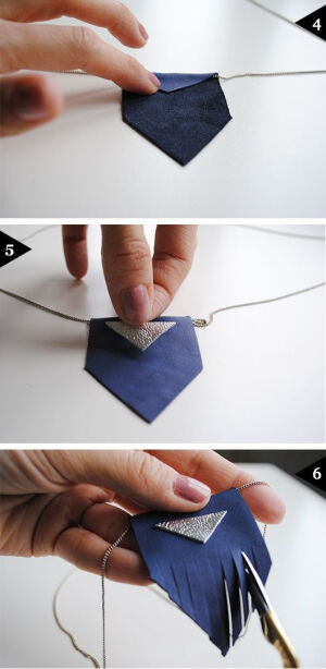 Jessica Robelo shows you how to make cute finger Leather necklaces #leather #tutorial #howto