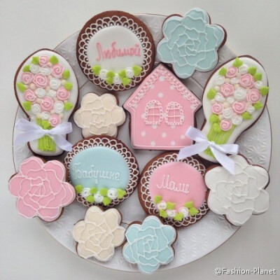 超可爱 翻糖饼干