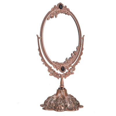 白雪公主的魔镜： 小椭圆宫庭台式化妆镜