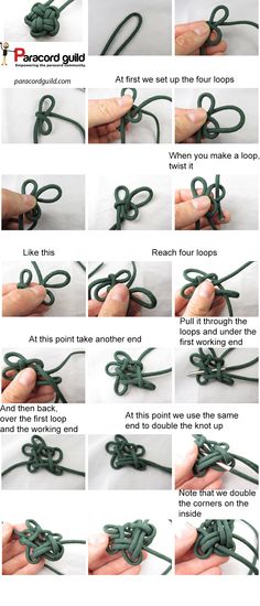 how to tie a star knot