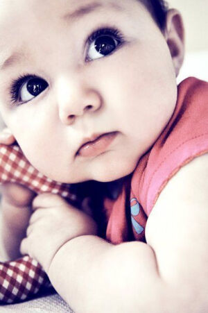 Big dark eyes #Cute Baby #lovely kid #