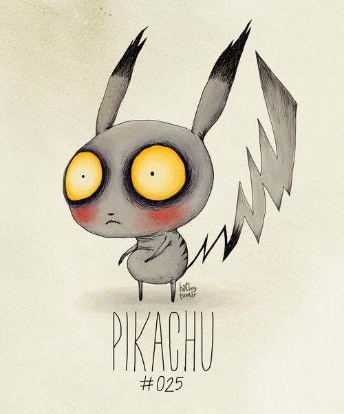 Tim Burton Inspired Pokemon Drawings - Imgur