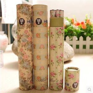 宅宅家馆 晨光铅笔 35713 铅笔  碎花物语铅笔 圆筒装 12支HB铅笔