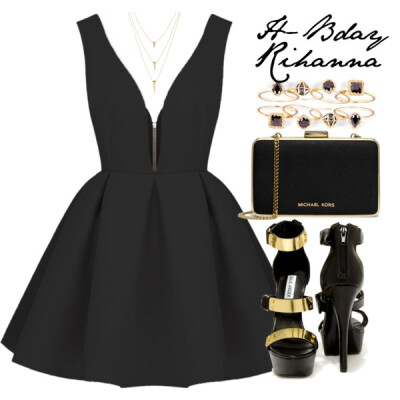 A fashion look from February 2015 featuring sleeveless dresses, steve-madden shoes and crossbody purse. Browse and shop related looks.