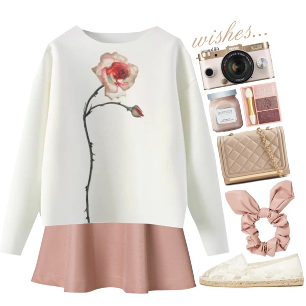 @polyvore @polyvore-editorial #floral #flower #floralprint #roses #pink #cute #girly