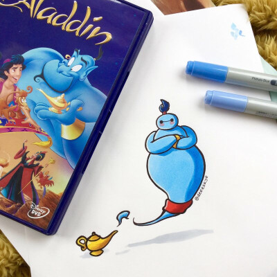 Baymax as Genie 