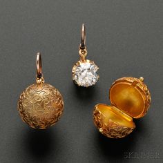 Stunning example of functional and beautiful antique jewelry. Antique diamond drops with coach covers, to protect the wearer from theft during frequent coach raids.