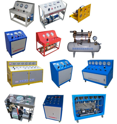 主要用于工厂压缩空气的二次增压，氮气、氢气高压反应釜的充装，其它需各种高压气体的场合。