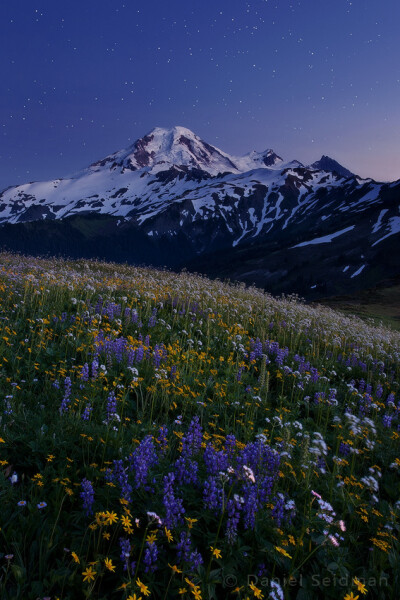 Twilight at Mt. Baker by Danny Seidman