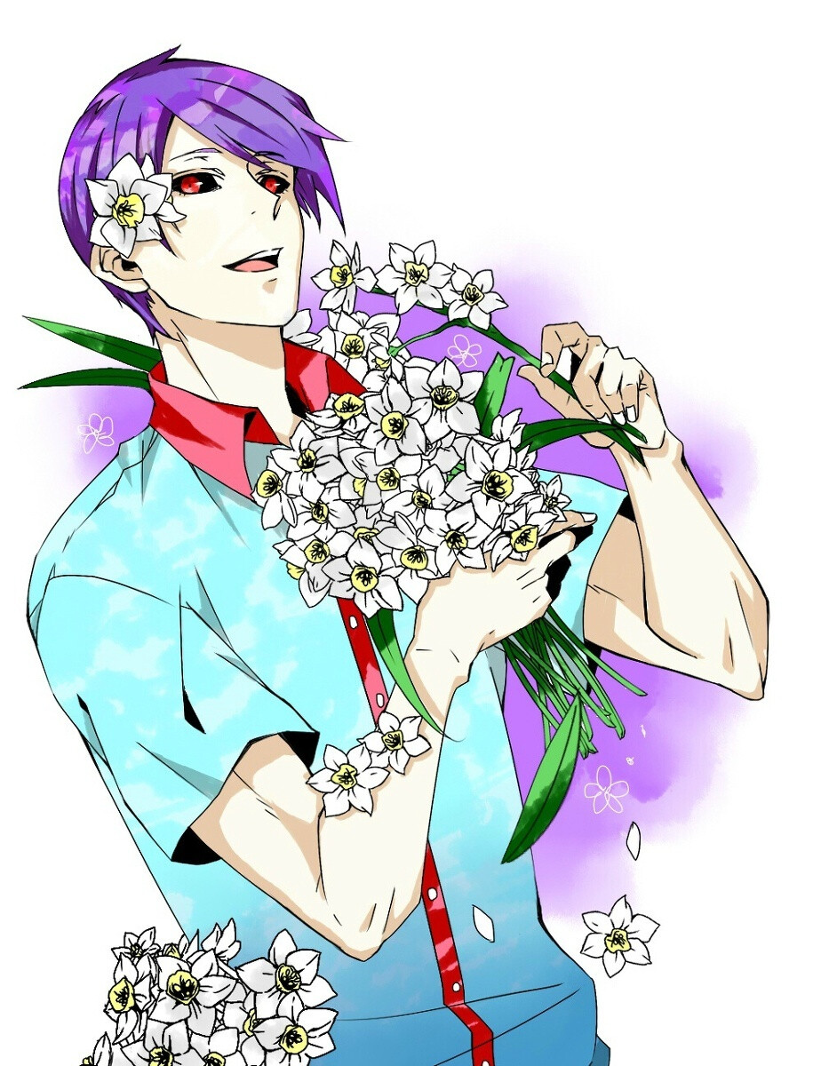 東京喰種# 美 原主页还有花语w &amp;gt;&amp;gt;&amp;gt;東京喰種×Flower | 花 しぐさ [pixiv