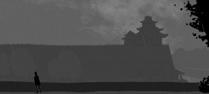 夏末，雨，景山西街