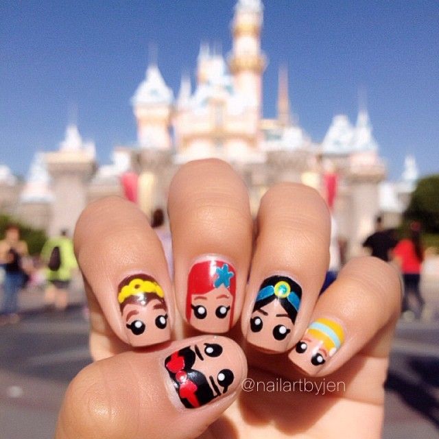 Disney Princess Nails