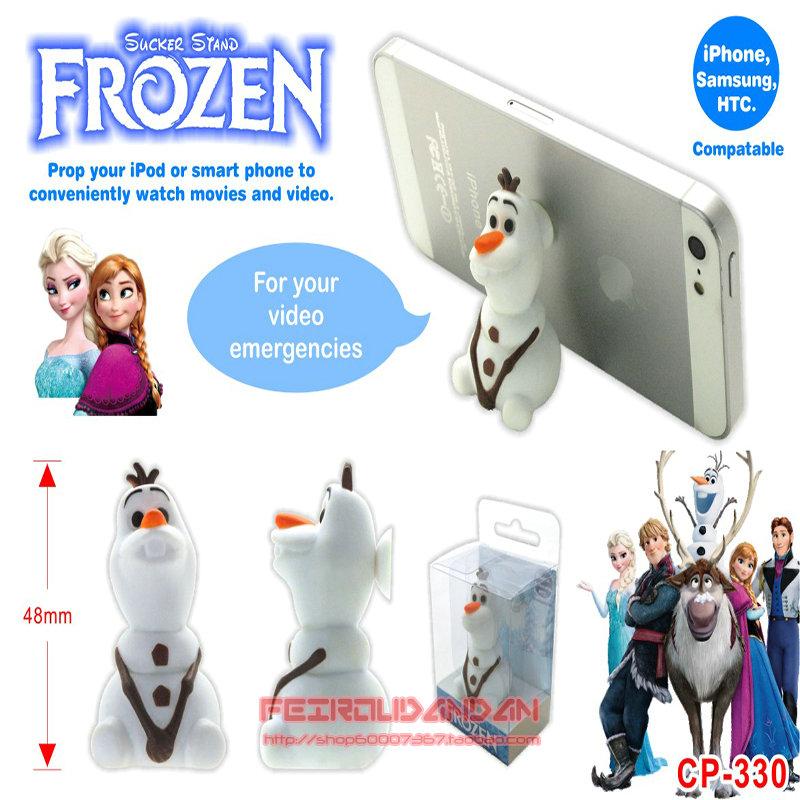 Frozen冰雪奇缘皇后雪人Olaf雪宝手机吸盘支架手机支架手机座