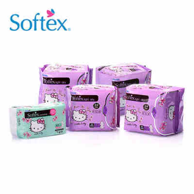  softex hello kitty卫生巾