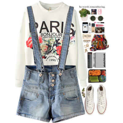 #contest #converse #TheRow #juicycouture #polyvoreOOTD #polyvoreeditorial #polyvorecommunity #Howtostyle #HowToWear #YouAsked #sneakers #overalls #sweatshirts