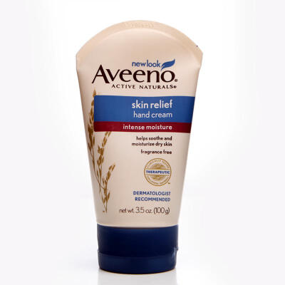 美国Aveeno天然燕麦成人强效修复护手霜100G无香料可用
