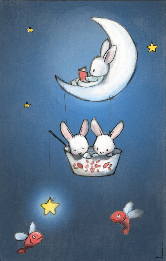  Delphine Doreau的 Les lapins dans la lune