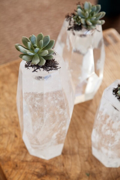 crystal planters