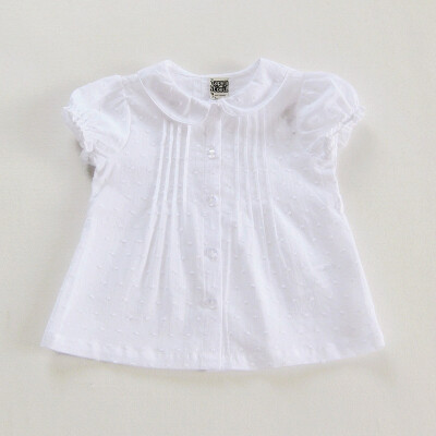 圆领可爱娃娃衫