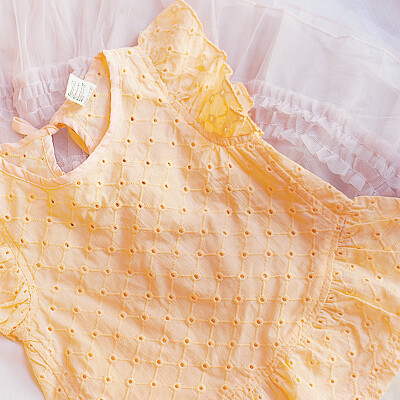 糖果色飞袖小衬衫