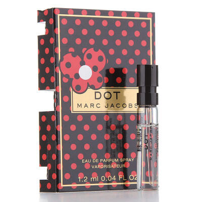 !MARC JACOBS DOT马克波点瓢虫女士香水试管1.2ML 流行花香调