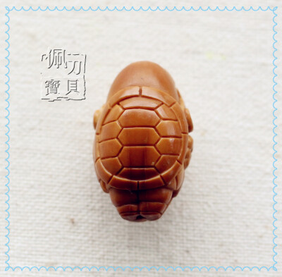 【佩刀宝贝】橄榄核雕 单籽 Q版挂件 七龙珠龟仙人