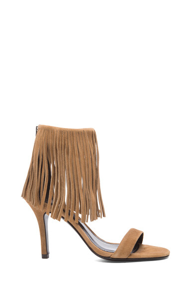 elysewalker los angeles Alex Suede Heels in Tan Suede