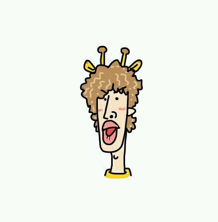 runningman系列小头像李光珠长颈鹿