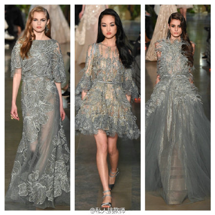 Elie Saab Spring 2015 Conture. 依旧各种仙！