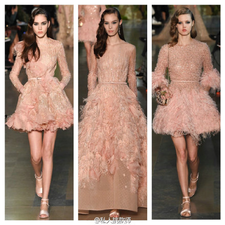 Elie Saab Spring 2015 Conture. 依旧各种仙！